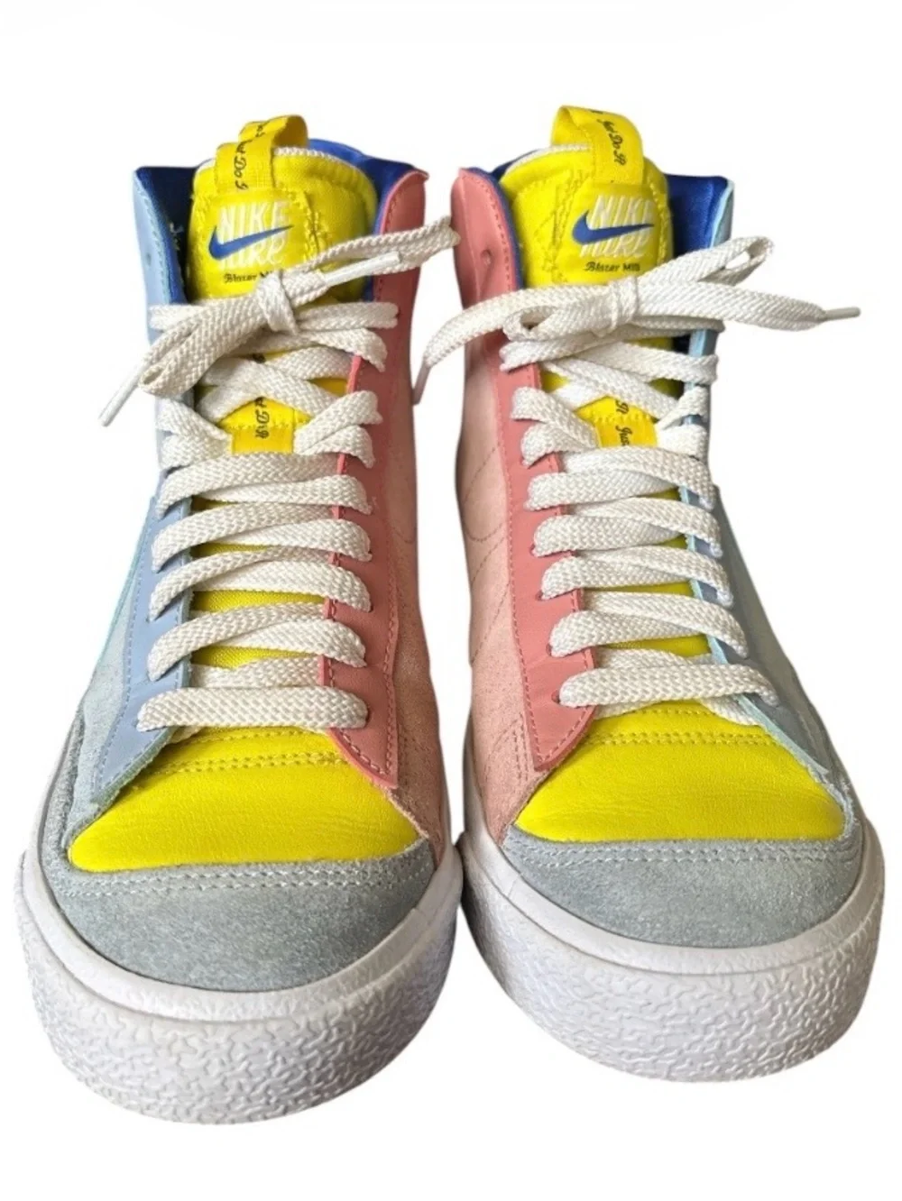 Nike mismatched pastel color blazer mid ‘77 youth size 6/women’s size 7.5